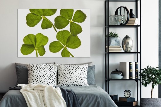 Peintures sur toile - Trèfle à quatre feuilles - 120x80 cm - Art Décoration murale