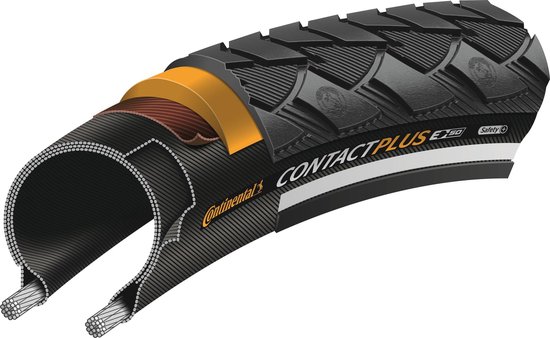 Continental buitenband Contact Plus 28 x 1 3/8 zw van Continental — afbeelding 4