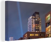 Canvas Schilderij Licht - Eindhoven - Architectuur - 30x20 cm - Wanddecoratie