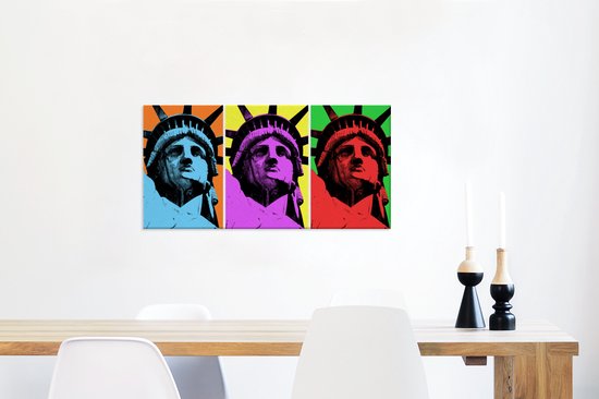 Toile Pop Art Statue de la Liberté 2cm