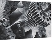 Gear workers - Foto op Canvas - 150 x 100 cm