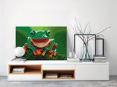 Doe-het-zelf op canvas schilderen - Laughing Frog-60x40
