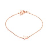 Selected Jewels Dames Armband Zilver - Roségoudkleurig