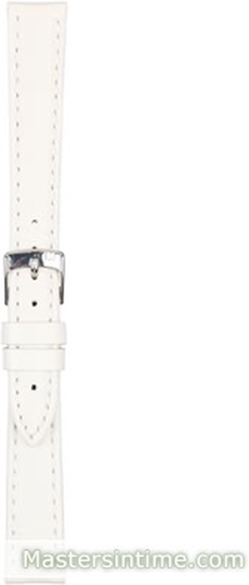 Morellato PMX017BOLLE IG Horlogebandje - Leer - Wit - 14 mm
