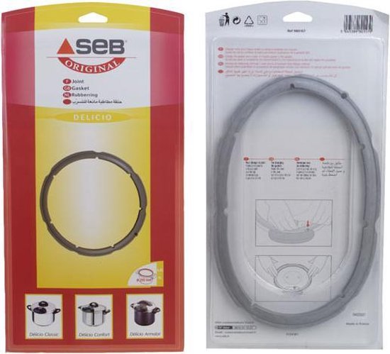 Seb Delicio, SEB980157, afdichtring voor snelkookpan, 4,5/6 l
