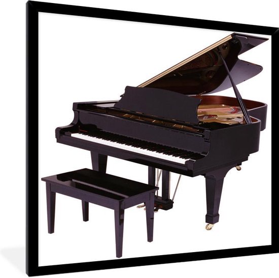 Image encadrée - Cadre photo piano à queue en bois noir 30x40 cm - Affiche  encadrée... | bol.com
