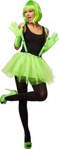 dressforfun - Tutu tulerok met bretels groen XXL - verkleedkleding kostuum halloween verkleden feestkleding carnavalskleding carnaval feestkledij partykleding - 301983