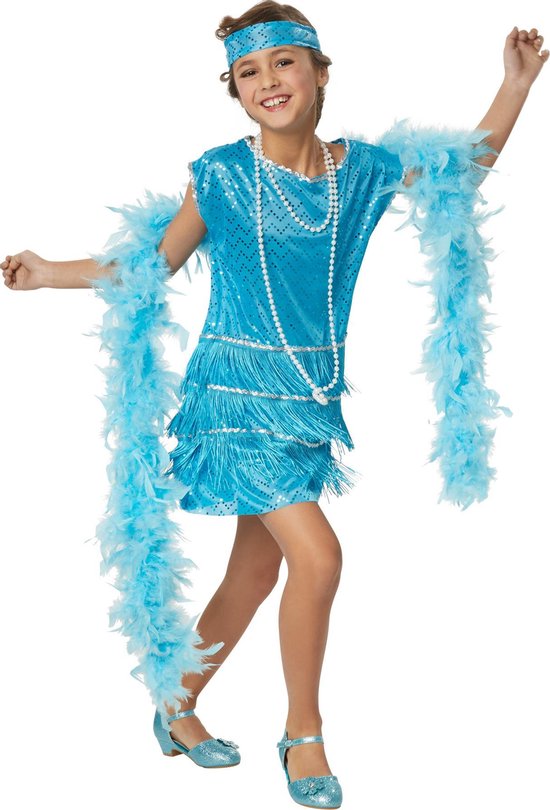 dressforfun - Broadway Girl 104 (3-4y) - verkleedkleding kostuum halloween verkleden feestkleding carnavalskleding carnaval feestkledij partykleding - 301563