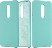 OnePlus 7 Pro Hoesje - Mobigear - Rubber Touch Serie - Hard Kunststof Backcover - Turquoise - Hoesje Geschikt Voor OnePlus 7 Pro