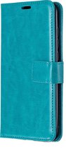 Xiaomi Mi 9 Lite Hoesje - Mobigear - Wallet Serie - Kunstlederen Bookcase - Turquoise - Hoesje Geschikt Voor Xiaomi Mi 9 Lite