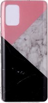 Mobigear Hoesje geschikt voor Samsung Galaxy A51 Telefoonhoesje Flexibel TPU | Mobigear Marble Backcover | Galaxy A51 Case | Back Cover - Driekleurig