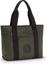 Kipling Era Medium Shopper Tote Urban Green Jaquard