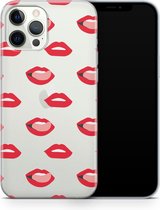 ShieldCase Perfect Lips geschikt voor Apple iPhone 12 / 12 Pro hoesje - transparant