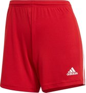 adidas - Squadra 21 Shorts Women - Rood Voetbalbroekje - XS - Rood
