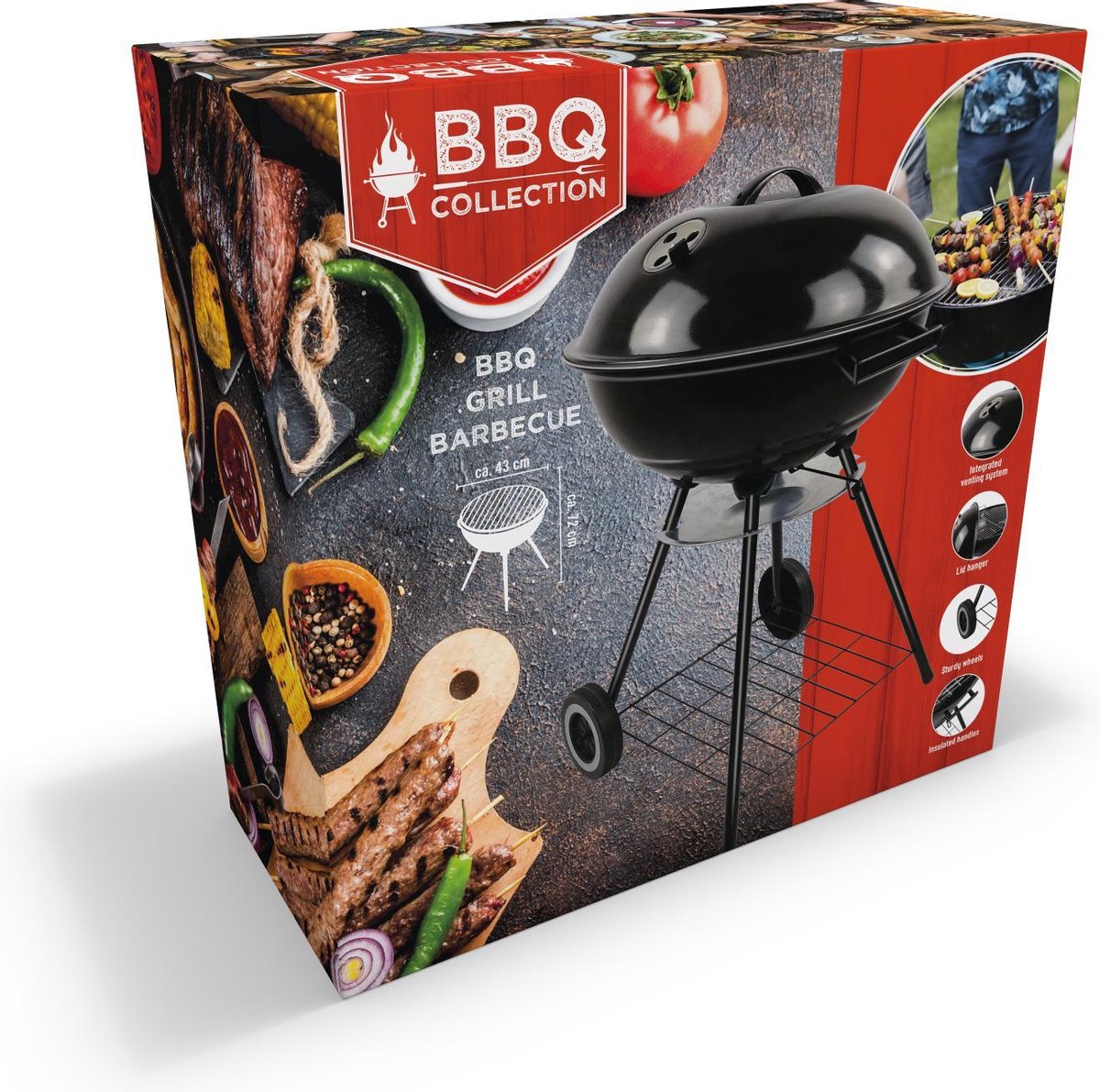 Bush Baby Charcoal Kettle Grill 45cm offer at Checkers