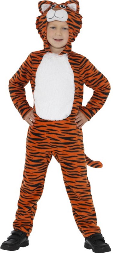 SMIFFYS - Tijger onesie voor kinderen - 98/116 (3-4 jaar)