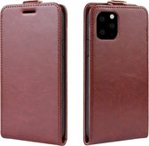 Apple iPhone 11 Pro Max Hoesje - Mobigear - Serie - Kunstlederen Flipcase - Bruin - Hoesje Geschikt Voor Apple iPhone 11 Pro Max
