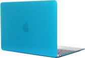 Apple MacBook 12 (2015-2017) Case - Mobigear - Glossy Serie - Hardcover - Blauw - Apple MacBook 12 (2015-2017) Cover
