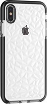 Apple iPhone Xs Max Hoesje - Mobigear - Diamond Serie - TPU Backcover - Zwart - Hoesje Geschikt Voor Apple iPhone Xs Max