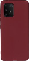 Mobigear Color Backcover Hoesje - Geschikt voor Samsung Galaxy S10 Lite - Gsm case - Rood