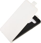 LG K61 Hoesje - Mobigear - Serie - Kunstlederen Flipcase - Wit - Hoesje Geschikt Voor LG K61