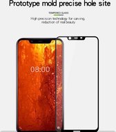 Mobigear Edge To Edge Gehard Glas Screenprotector Geschikt voor Nokia 8.1 - Zwart