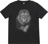 Urban Classics Kinder Tshirt -Kids 110- Lion Zwart