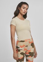 Urban Classics Crop top -L- Stretch Jersey Grijs