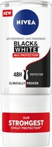 Nivea Max Protection Roll-On Black & White 50 ml