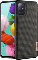 Voor Samsung Galaxy A51 DUX DUCIS Fino-serie PU + TPU beschermhoes (groen)