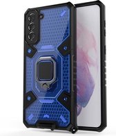 Voor Samsung Galaxy S21 + 5G Space PC + TPU beschermhoes (blauw)