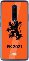6F hoesje - geschikt voor OnePlus 7 Pro -  Transparant TPU Case - Nederlands Elftal - EK 2021 #ffffff