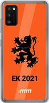 6F hoesje - geschikt voor Samsung Galaxy A41 -  Transparant TPU Case - Nederlands Elftal - EK 2021 #ffffff