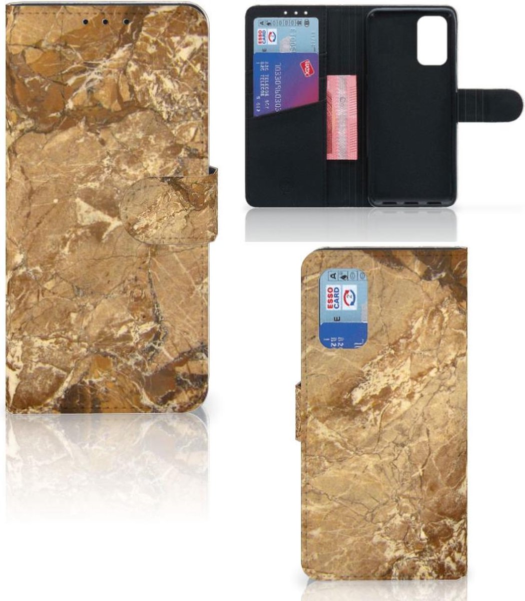 Samsung Galaxy A32 4G Bookcase Marmer Creme