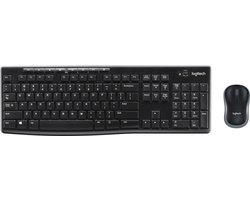 Logitech MK270 toetsenbord RF Draadloos QWERTY - Scandinavische indeling - Zwart