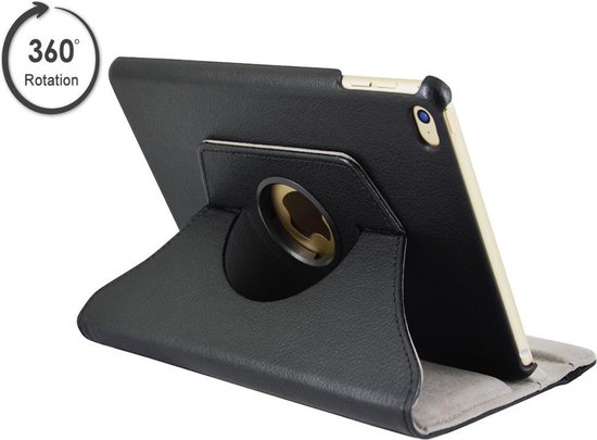 360 graden draaibare hoes / cover geschikt voor Apple iPad Mini 4, swivel case tablethoes van extra kwaliteit