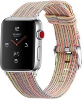 By Qubix - Apple Watch 42/44mm Canvas bandje - Multicolor