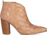 Notre-V Dames Enkellaarsjes 09b-201 - Beige - Maat 35