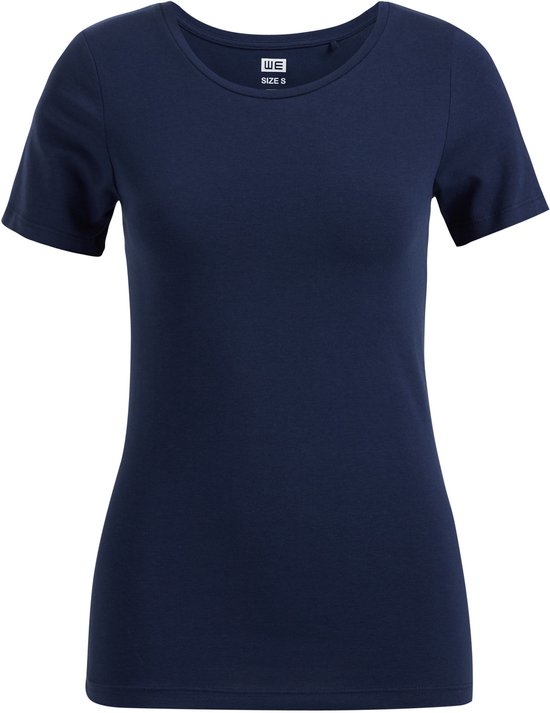 WE Fashion Dames T-shirt van biologisch katoen - Maat XL