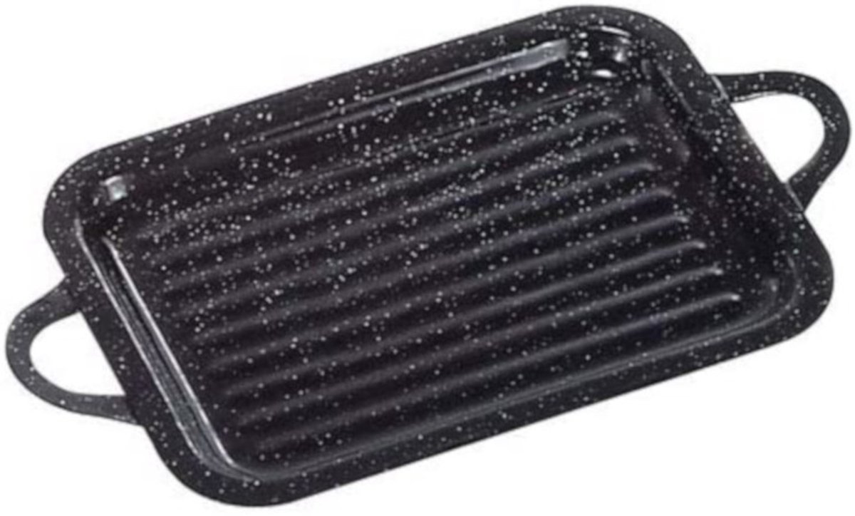Garcima Braadpan 21 X 28 Cm Keramiek Zwart