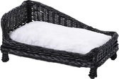 Kattenbed - Kattenmand - Katten - L69 x B42 x H33 cm - Zwart