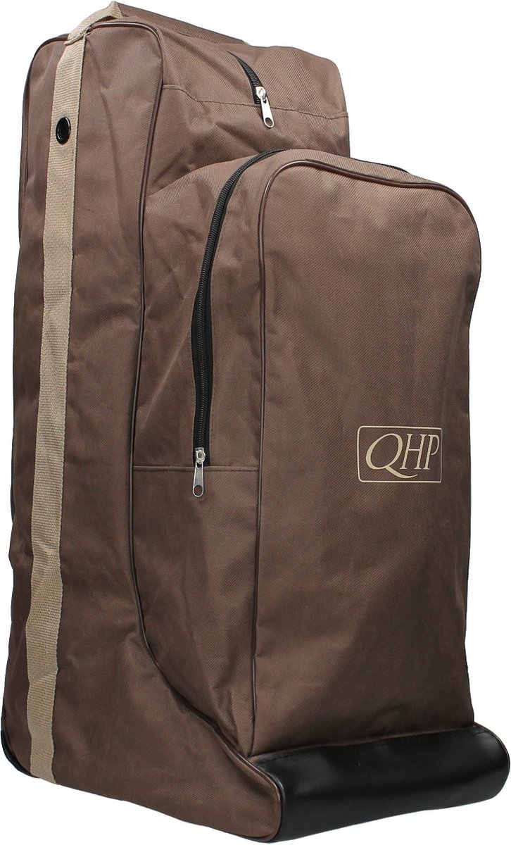 QHP - Combi laarzen-captas - Bruin/Beige