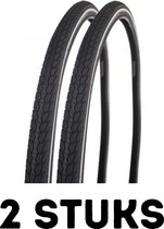 Fietsband - Buitenband - Set van 2 - 28 x 1 5/8 x 1 3/8 (37-622) zwart