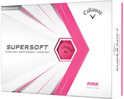 Callaway SuperSoft 2021 Golfballen - Roze - 12 Stuks
