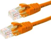 UTP CAT6 patchkabel / internetkabel 0,25 meter oranje - 100% koper - netwerkkabel