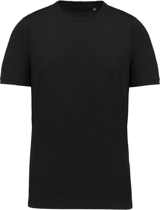 Kariban Heren Katoen Bemanningslid Hals T-Shirt (Zwart)
