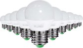 E27 LED-lamp 6W 220V G50 220 ° (10 stuks) - Wit licht