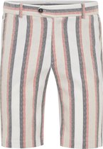 Milo | Korte broek multi streep roze