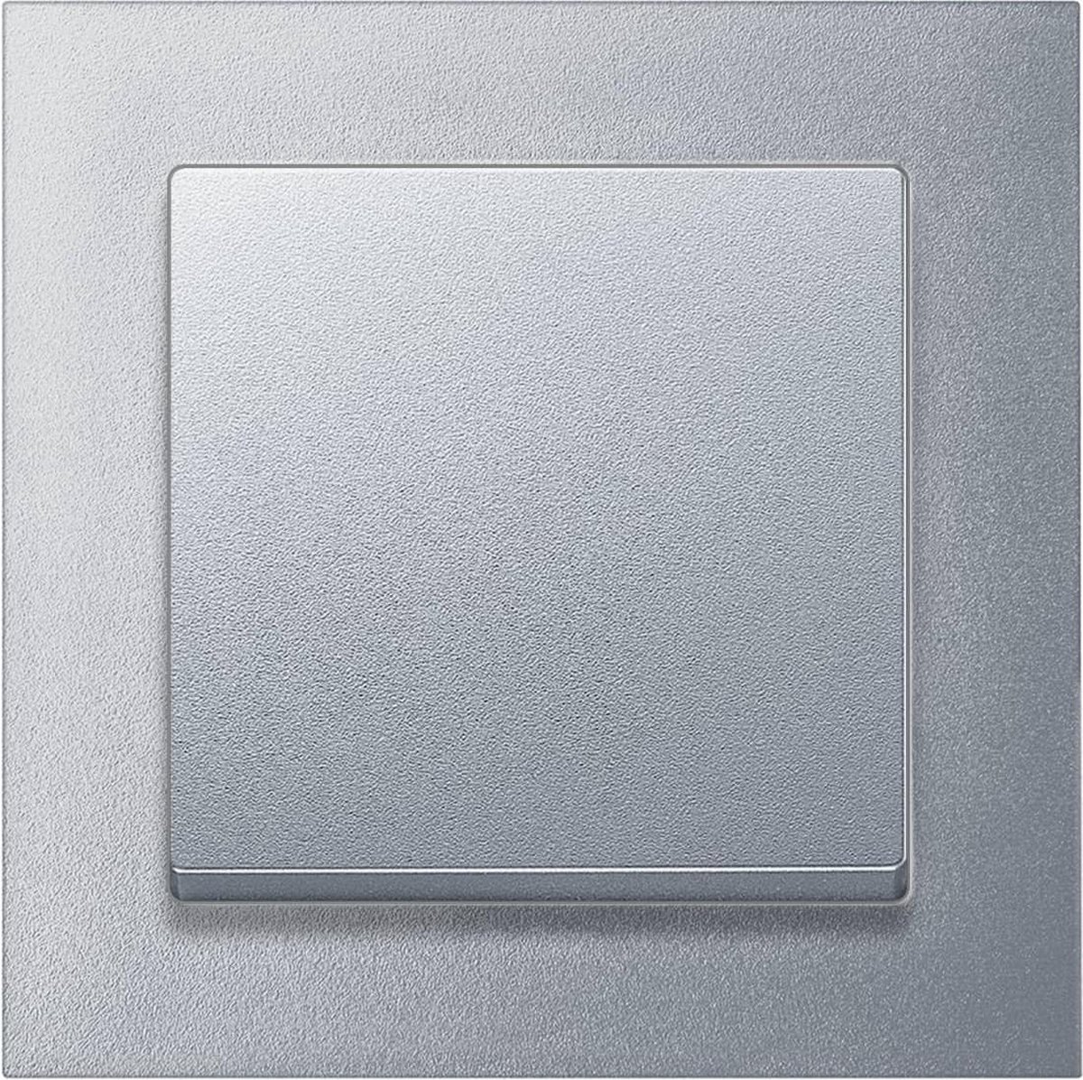 Kruisschakelaar Aluminium - Merten M-Pure - Schneider Electric - MTN3117-3660_TO
