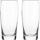 24x stuks grote fluitjes bierglazen van 500 ml